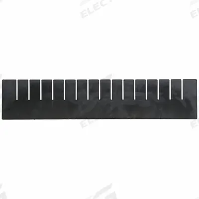 LEWISBINS Divider: 20 5/8 in x 4 1/2 in, Plastic - ESD Divider Box Dividers
