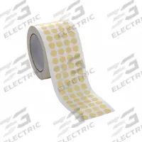 CAPLUGS Paper Tape Discs: EZ SH, Off-White, Disc, 1 7/8 in Pre-Cut Dia, Acrylic, Crepe Paper, Paint (MPN SH-31519). Key specifications — Series: EZ SH; Brand: CAPLUGS; Backing Material: Crepe Paper; For Surface Type: Paint; Manufacturer Part Number: SH-31519.