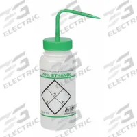 APPROVED VENDOR Wash Bottle: 500 mL, 70% Ethanol Imprinting, Green, Wide, Std Spout Spout, White (MPN F11646-0640). Key specifications — Closure Color: Green; Vented/Nonvented: Nonvented; Body Color: White; Brand: APPROVED VENDOR; Imprinting Group: Specific Chemicals.
