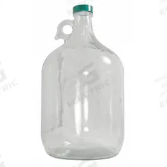 QORPAK Jug: Colorless, Uncoated Bottle, Glass, 3.79 L, 166 mm, Includes Closure, 293 mm Overall Ht (MPN GLC-01432). Key specifications — attr1371258: Yes; attr1371256: Shouldered; attr1371264: QORPAK; attr1371229: Uncoated Bottle.