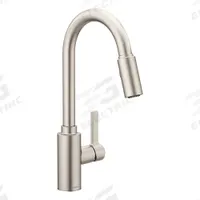 GENTA Gooseneck Kitchen Faucet: Gena, Brass, Single-Post, Deck, 1 Mounting Holes, 1.5 gpm Flow Rate (MPN 7882SRS). Key specifications — Series: Gena; Brand: GENTA.