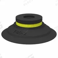 PIAB Vacuum Pad: Flat, w/o Adapter, 5.59 mm Pad Dia, Food Grade Silicone Rubber, Red, 9.14 mm Pad Ht (MPN F50-2.20). Key specifications — attr1019136: F50-2.20; attr1019138: PIAB; attr1019139: 50A.
