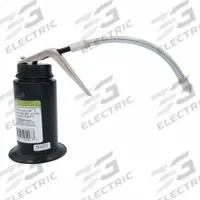 LUBRIMATIC Oiler: Pistol Operator, 6 fl oz Overall Capacity, Flex, 6 in Spout Lg, 6 in Can Ht (MPN 50-516). Key specifications — Thread Size: 1/4"-28; Brand: LUBRIMATIC; Includes: Base Holder; Spout Type: Flexible; Body Material: Steel.