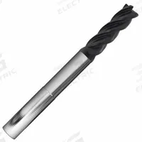 APPROVED VENDOR Square End Mill: Carbide, AlCrN Coated, 4 Flute, 3/8" Mill Dia, 1/2" LOC, 4" OAL (MPN 310829)