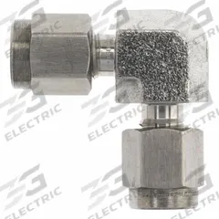 BRENNAN INDUSTRIES Compression Fitting Elbow: 5/8 in OD x 5/8 in OD Fitting Size, Stainless Steel (MPN NS2500-10-10-SS). Key specifications — Series: NS2500; Compatible Fitting Brands: Parker CPI; Brand: BRENNAN INDUSTRIES.
