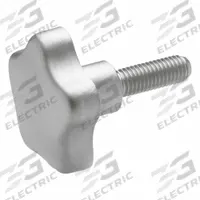 JW WINCO Hand Knobs; Star Knobs: 5 Point, Stainless Steel, 5/16"-18 Thread, 1.57 in Thread Lg (MPN 5334-40-5/16X18-40). Key specifications — Brand: JW WINCO.