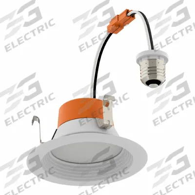 LED Downlight: 4 in Dia, 500 lm_600 lm_700 lm, 2700K/3000K/3500K/4000K/5000K - Universal Trim Modules