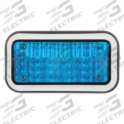 CODE 3 Perimeter Light: Emergency Vehicle Perimeter Light, Blue, 6 W Watt - Emergency Vehicle Perimeter Lights