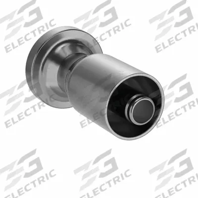 PARKER Hydraulic Crimp Fitting: Steel x Steel, Straight, -8 For Hose Dash Size - Crimp Hydraulic Hose Fittings with Flange Connection