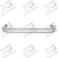 MONROE PMP Pull Handle: Threaded Holes, Stainless Steel, Silver, 1/4"-20 Screw Size, 1 in (MPN PH-0137). Key specifications — Brand: MONROE PMP; Projection Type: Non-Recessed; Material: Stainless Steel; Finish: Dull; Color: Silver; Folding Type: Fixed; Mounting Type: Threaded Holes; Screw Size: 1/4"-20.