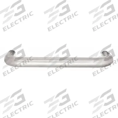 MONROE PMP Pull Handle: Threaded Holes, Stainless Steel, Silver, 1/4"-20 Screw Size - Standard Pull Handles