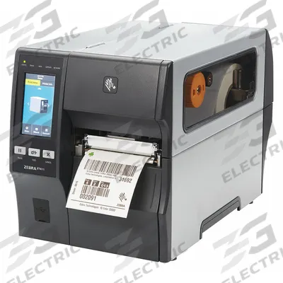 ZEBRA Industrial Printer: ZT400, 4.09 in Max. Print Wd, 14 in/sec - Up to 3,000 Labels per Day