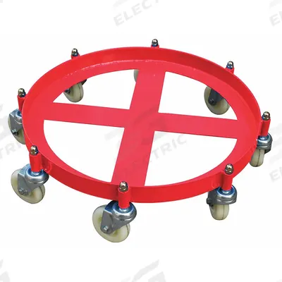 APPROVED VENDOR Drum Dolly: 2,000 lb Load Capacity, For 55 gal Container Capacity, Round - Cross-Brace Drum Dollies with Support Ring
