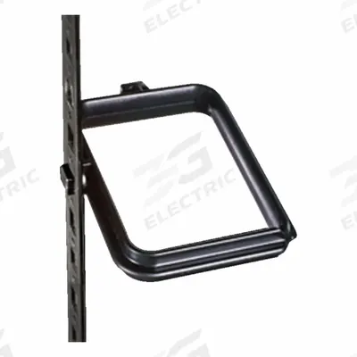 RITTAL Cable Management: Vertical, 5 in Overall Dp, 3 1/2 in Overall Ht, Black - Rack-Mount Cable Management Rings