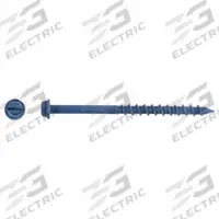 TAPCON Concrete Anchor Screw: 2 3/4 in Overall Lg, 3/16 in Dia, Steel, External Hex, Hex, 100 PK (MPN 3145407). Key specifications — Material Grade/Class: Low; Removable: Removable; System of Measurement: Inch; Tip Type: Self-Threading; Brand: TAPCON; Screw Anchor Type: Concrete Screw Anchor.