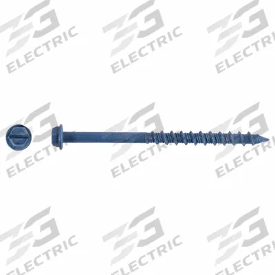 TAPCON Concrete Anchor Screw: 2 3/4 in Overall Lg, 3/16 in Dia, Steel, External Hex - Hex-Head Screw Anchors