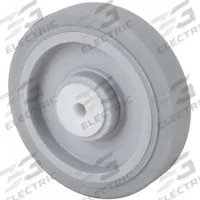APPROVED VENDOR Caster Wheel: 5 in Wheel Dia., 1 1/4 in Wheel Wd, Rubber, 200 lb Load Rating, Gray (MPN 1KB17). Key specifications — Wheel Core Material: Plastic; Wheel/Tread Color: Gray; Brand: APPROVED VENDOR.