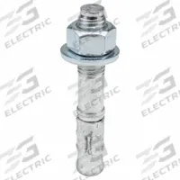 RED HEAD Wedge Anchor: 4 3/4 in Overall Lg, 3/4 in Dia, 3/4"-10 Thread Size, Stainless Steel, 10 PK (MPN WW-3446). Key specifications — attr673140: RED HEAD; attr933664: Plain.