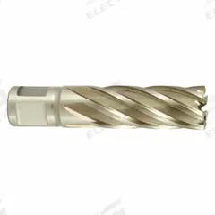 CLE-LINE Cobalt Annular Cutter: 1 1/4 in Cutter Dia, 2 in Max Cutting Dp, Pilot Pin Included, Bright (MPN C34159). Key specifications — attr253884: Yes; attr253885: Bright; attr253886: High Speed Steel-Cobalt; attr253888: Decimal Inch; attr277149: CLE-LINE.