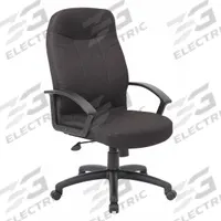 APPROVED VENDOR Office Chair: Black, Fabric Material, 29 in Back Ht, 20 1/2 in Seat Wd, Black Frame (MPN 452R12). Key specifications — attr982877: Black; attr982913: No; attr982865: Black; attr982870: APPROVED VENDOR; attr982901: Black.