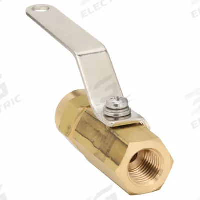 APPROVED VENDOR Manual Two-Way Ball Valve: 1/4 in, Brass, Straight, FNPT x FNPT - Mini Brass Ball Valves