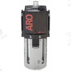 ARO Compressed Air Lubricator: Mist, 3/4 in NPT, 222 cfm, 150 psi Max Op Pressure, 125°F Max Op Temp (MPN L36351-100). Key specifications — attr111774: Aluminum; attr111402: 2000; attr111761: ARO.