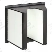 GRAINGER V-Bank Air Filter: 20 in x 24 in x 12 in, Fiberglass, Single Header, 2 Vs, MERV 11 (MPN 4DKY5). Key specifications — Brand: GRAINGER; Frame or Header Material: Plastic; Media Material: Fiberglass; Filters Out: Milled Flour.