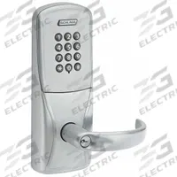 SCHLAGE ELECTRONICS Electronic Keyless Lock: Keypad, ADA Compliant, Chrome (MPN CO100993R70 KP RHO 626 PD). Key specifications — Product Type: Electronic Keyless Lock; Manufacturer Part Number: CO100993R70 KP RHO 626 PD; Access Method: Keypad; Key Override Options: Schlage 6 Pin Everest 29 S123 Keyway.