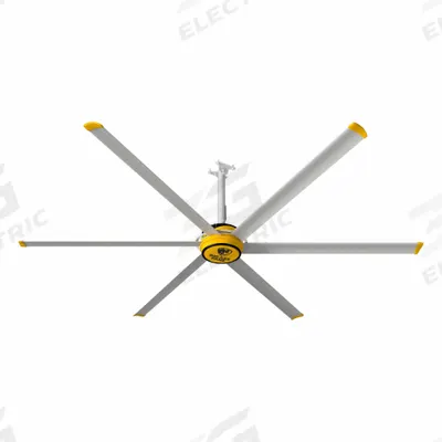 BIG ASS FANS Ceiling Fan: 48,971 cfm Airflow, 12 ft Blade Dia, Variable Speeds, 110 to 125V AC - Industrial HVLS Ceiling Fans