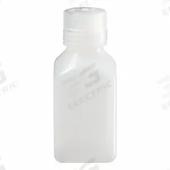NALGENE Graduated Bottle: 250 mL, 8 fl oz, HDPE, Natural, 38-430 mm Screw Closure Size, Square (MPN 2018-0250). Key specifications — Body Color: Natural; Brand: NALGENE; Closure Included: Yes; Graduated: Yes; Closure Attached: Attached.