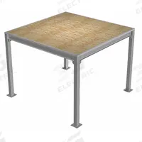PORTA-KING Platform Mezzanine: 12 ft x 12 ft x 9 ft, Unassembled, 144 sq ft, OSB (MPN PK-1212). Key specifications — Deck Material: OSB; Brand: PORTA-KING.