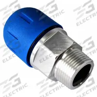 RAPIDAIR Compression Fitting Adapter: 20 mm OD x 3/4 in Pipe Size, Compression x MNPT, Aluminum (MPN F1118). Key specifications — Brand: RAPIDAIR.