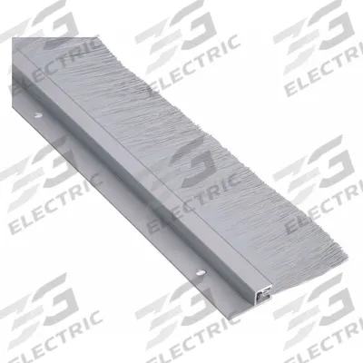 NATIONAL GUARD Door Weatherstripping: Brush Insert, 4 ft Lg, 3 7/8 in Wd - Metal Leaf Weatherstripping