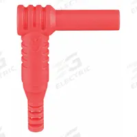 Banana Plug: CAT III 1000V, Beryllium Copper, Polypropylene, 1,000 V Max Volt, 10 A Max Current, Red (MPN 5TXC0). Key specifications — Contact Material: Beryllium Copper; Body Material: Brass; Brand: APPROVED VENDOR; Color: Red; Safety Rating: CAT III 1000V.