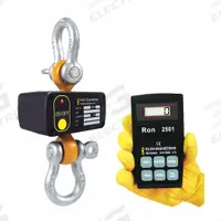 RON CRANE SCALES Crane Dynamometer: 40,000 lb Wt Capacity - Imperial, +/-0.1% Accuracy, 20 lb (MPN RON 2501-S20CC). Key specifications — Readability: 20 lb; Standards: CE; Indicator Attachment: Wireless Remote; Includes: Carrying Case; Housing Material: Alloy Steel; Manufacturer Part Number: RON 2501-S20CC; Brand: RON CRANE SCALES; Weighing Units: metric ton.