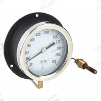 APPROVED VENDOR Analog Panel Mount Thermometer: 30°F to 300°F, ±1°F Scale Division, 4.5 in Dial Dia (MPN 12U662). Key specifications — Brand: APPROVED VENDOR; Accuracy: ±1 °F Scale Division.