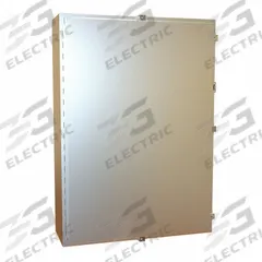 HAMMOND Electrical Enclosure: Stainless Steel, 42 in x 30 in x 10 in, NEMA 12/13/3R/4/4X, w/Panel (MPN 1418N4SSO10). Key specifications — Brand: HAMMOND; Closure Method: Clamps; Enclosure Material: Stainless Steel; Knockouts: Not Included; Includes Inner Panel: with Inner Panel Included.