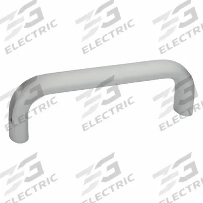 JW WINCO Pull Handle: Unthreaded Holes, Aluminum, Silver - Load-Rated Standard "U" Pull Handles