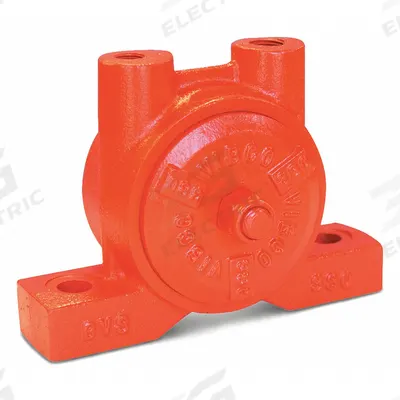 VIBCO Pneumatic Vibrator: 670 lbf, 5,000 vpm, 3/8 in NPT, BVS, 74 dBA, Cast Iron - General Purpose Turbine & Ball Vibrators