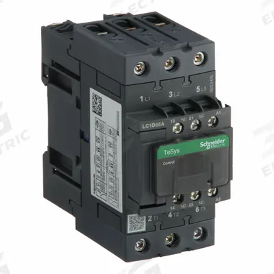 SCHNEIDER Magnetic Contactor: Non-Reversing, 3 Poles, 3NO Contacts, 65 A - Non-Reversing IEC Contactors