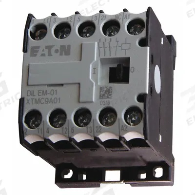 EATON Miniature IEC Magnetic Contactor: Non-Reversing, 3 Poles, 3NO Contacts - Miniature, Non-Reversing IEC Contactors