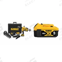 DEWALT Press Tool Kit: 20V MAX*, Std, Pistol Grip, For 1/2 in to 2 in Pipe (MPN DCE200M2K/DCB205). Key specifications — attr525712: Propress 1/2 in, 3/4 in, 1 in, 1-1/4 in, 1-1/2 in, 2 in; attr518712: Charger.