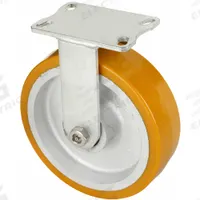 APPROVED VENDOR Plate Caster: Corrosion-Resistant/Debris-Resistant/Maint Free/Quiet-Roll, Rigid (MPN P27R-UY060K-16). Key specifications — Wheel/Tread Color: Yellow; Brand: APPROVED VENDOR; Roll Up: Rigid.