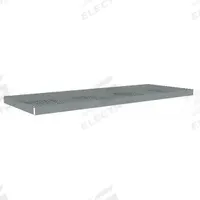 TENNSCO Shelf: 96 in x 36 in, 1,600 lb Load Capacity, Steel, 5 ga Decking, Gray, Shelf (MPN ZLCS-9636W). Key specifications — Decking Material: Steel; Includes: (2) Channel Beams; Decking Finish: Zinc Plated; Shelf Configuration: Single Straight; Color: Gray; Frame Material: Steel; Brand: TENNSCO; Frame Finish: Zinc Plated.