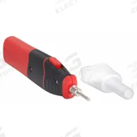 WELLER CORDLESS SOLDERING IRON: 8 W, 900°F, Conical Tip, 0.3 mm Tip Wd, Soldering Iron Kit (MPN WLIBAK8). Key specifications — attr193785: WLIBAK8; attr193956: Fixed; attr193948: WELLER; attr306400: (4) AA – Included.
