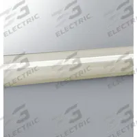 PAWLING CORP Accent Rail: EBR-30, PVC, Ivory, 2 in Overall Ht, 12 ft Overall Lg (MPN EBR-30-12-2). Key specifications — Brand: PAWLING CORP; Color: Ivory; Product Type: Accent Rail; Series: EBR-30; Internal Rubber Bumper: No.
