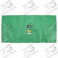 UNITHERM Insulated Throw Blanket: For 0 in to 7 in Circumference, Ceramic Fiber, 4 ft Cover Wd (MPN TB2448). Key specifications — Color: Green; Cover Type: Throw Blanket; Fastening System: Buckled Strap; For Valve Type: Universal; Jacket Material: Teflon Coated Fiberglass Cloth; Brand: UNITHERM; For Fitting Type: Straight Pipe Sections.