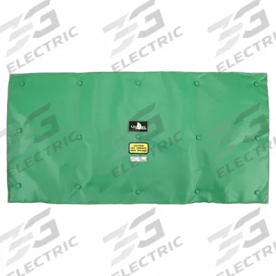 UNITHERM Insulated Throw Blanket: For 0 in to 7 in Circumference, Ceramic Fiber - Throw Covers