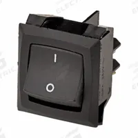 CARLING TECHNOLOGIES Rocker Switch: Series RG, 2 Positions, SPST, Off/On, 3/4 hp (MPN RGSCA211-RB-B-0). Key specifications — Brand: CARLING TECHNOLOGIES.