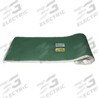 UNITHERM Insulated Throw Blanket: For 0 in to 4 in Circumference, Ceramic Fiber, 12 in Cover Wd (MPN TB1224). Key specifications — Color: Green; Cover Type: Throw Blanket; Fastening System: Buckled Strap; For Valve Type: Universal; Jacket Material: Teflon Coated Fiberglass Cloth; Brand: UNITHERM; For Fitting Type: Straight Pipe Sections.